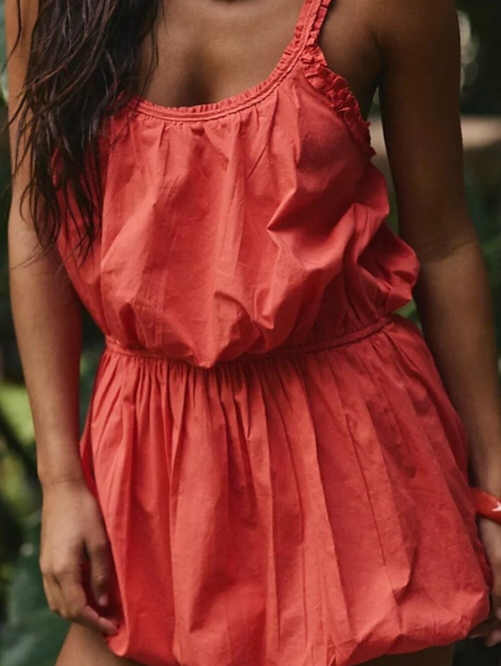 Free People Leena Mini Dress, Radiant Watermelon, NEW , Size Med
